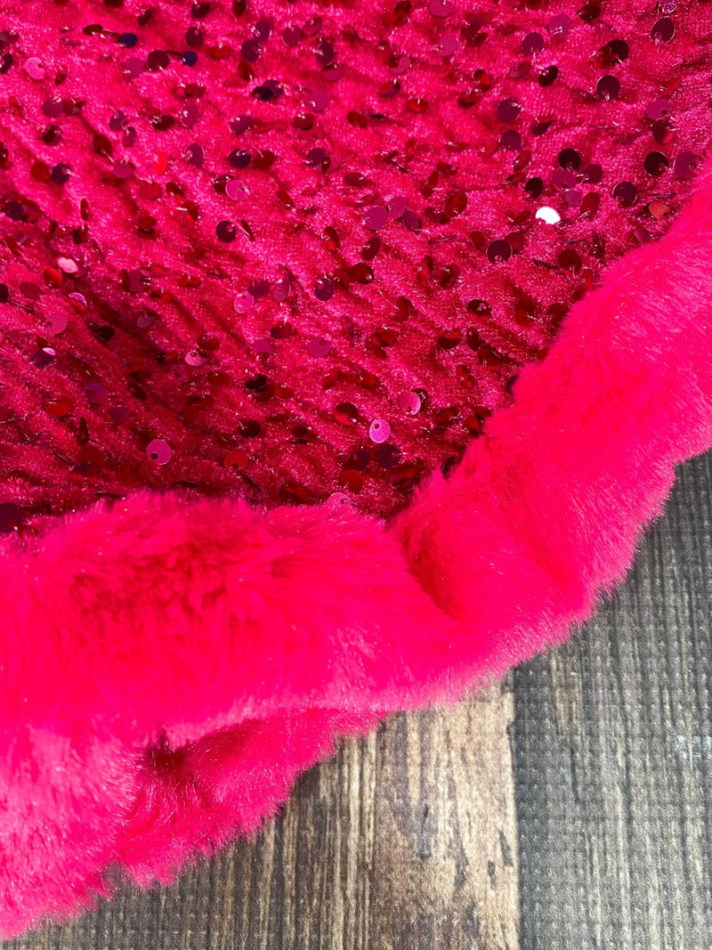 Hot Pink Sequin Bell Bottoms
