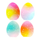 Ombré speckled egg napkins