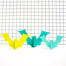 Blue Set Opaque Acrylic Bat Decorations