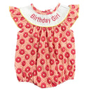 Birthday girl donuts romper