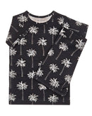 Bamboo Shorts Set | Palm Style Black