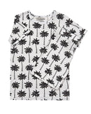 Bamboo Shorts Set | Palm Style White