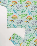 Landon Dinosaur Bamboo Toddler Lounge Set – 2-Piece Pajamas