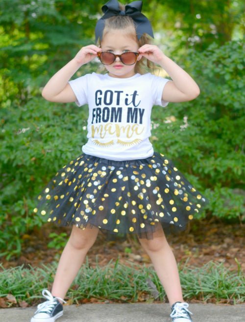 Legacy Gold Dot Girl Tutus