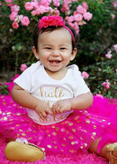 Legacy Gold Polka Dot Baby Tutu