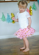 Legacy Gold Polka Dot Baby Tutu