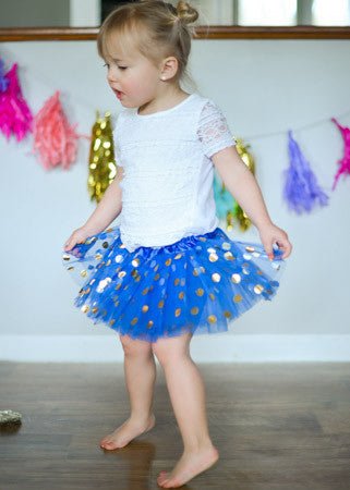 Legacy Gold Polka Dot Baby Tutu