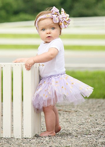 Legacy Gold Polka Dot Baby Tutu