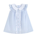 Light Blue Bunny Ruffle Yoke Dress