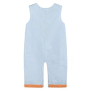Light Blue Pumpkin Applique Longalls