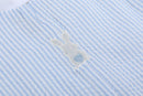 Light Blue Seersucker Easter Bunny Overalls