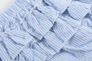 Light Blue Seersucker Turtle 2pc Bloomer Set