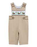 Light Brown Mallard Smocked Longalls
