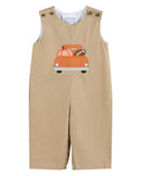 Light Brown Pumpkin Football Truck Longall