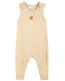 Light Brown Pumpkin Knit Romper