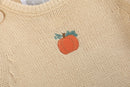 Light Brown Pumpkin Knit Romper