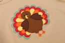 Light Brown Turkey Shirt and Sage Green Pants Set