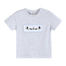 Light Gray Mallard Smocked Shirt and Shorts