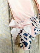 Light Pink Animal Print Turkey Girls Infant Onesie