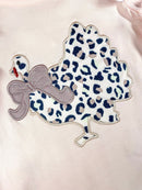 Light Pink Animal Print Turkey Girls Infant Onesie