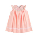 Light Pink Bunny Smocked Bishop Dress