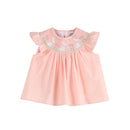Light Pink Bunny Smocked Top and Bloomer Set