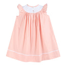Light Pink Bunny Smocked Bishop Dress