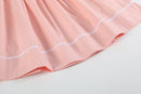 Light Pink Bunny Smocked Bishop Dress