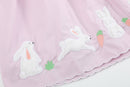 Light Purple Bunny and Flowers Dress