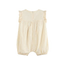 Light Yellow Ruffle Jumper Romper