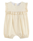 Light Yellow Ruffle Jumper Romper