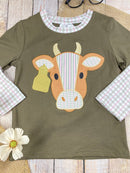 Little Cattle Rancher Boys Shirt