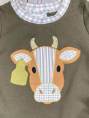Little Cattle Rancher Boys Infant Romper