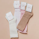 LLB Eyelet Knee High Socks (2 pairs in each order)