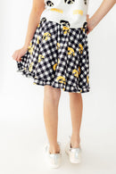 Iowa Plaid Tigerhawk Twirl Skort