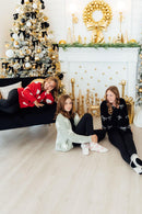 Red/Coconut Heart Cozy Cardigan