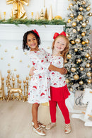 Mistletoe Magic L/S Ruffle Tee