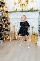 Hunter Green Velvet Sequin Dress