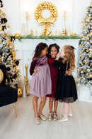 Amethyst Velvet Tutu Dress