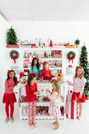 Christmas Candy 3/4 Sleeve Pocket Twirl Dress