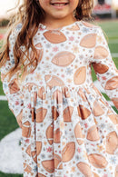 Football Friday L/S Pocket Twirl Dress