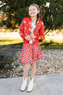 Nebraska Plaid Herbie Husker Twirl Skort