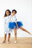 Waltz of the Snowflakes L/S Pocket Twirl Dress