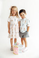 Boys Party Pups S/S Polo