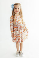 Give Thanks L/S Pocket Twirl Dress
