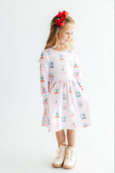 Let it Snow L/S Pocket Twirl Dress
