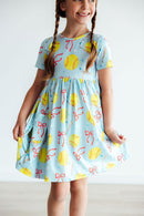 Softball Sweetie S/S Pocket Twirl Dress