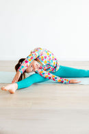 Turbo Teal Active Legging