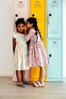 Campus Cutie Flutter Sleeve Twirl Dress