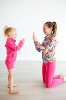 Heart Hustle Full-Zip Ruffle Active Jacket